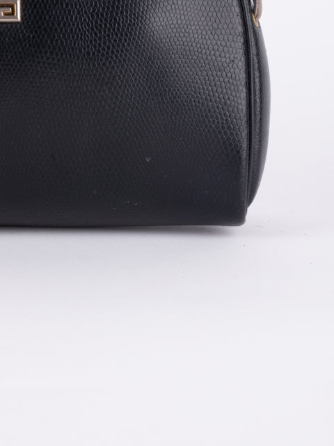 Givenchy Vintage Black Leather Crossbody Bag