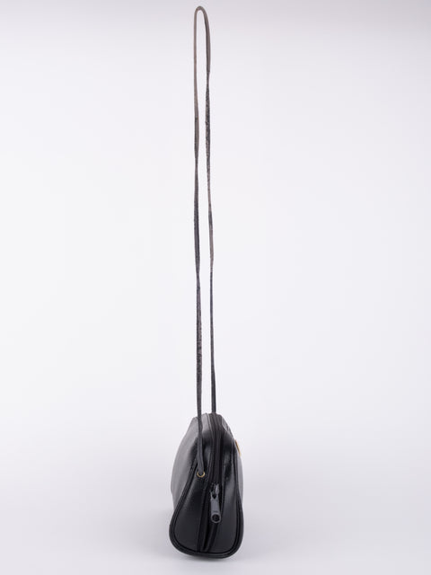 Givenchy Vintage Black Leather Crossbody Bag
