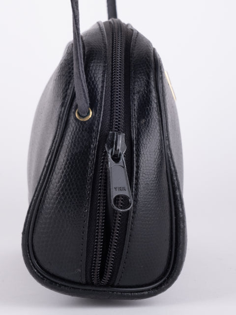 Givenchy Vintage Black Leather Crossbody Bag