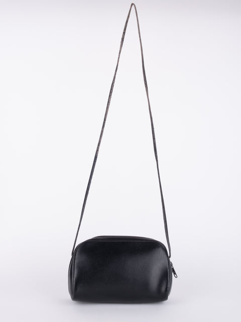 Givenchy Vintage Black Leather Crossbody Bag
