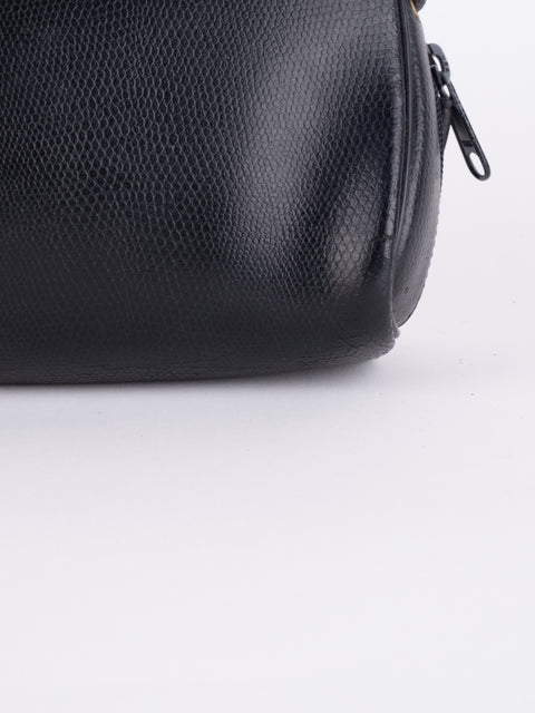 Givenchy Vintage Black Leather Crossbody Bag