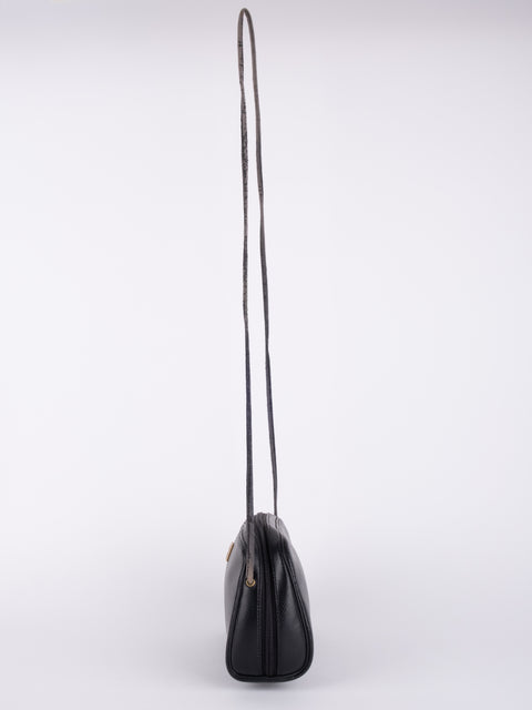 Givenchy Vintage Black Leather Crossbody Bag