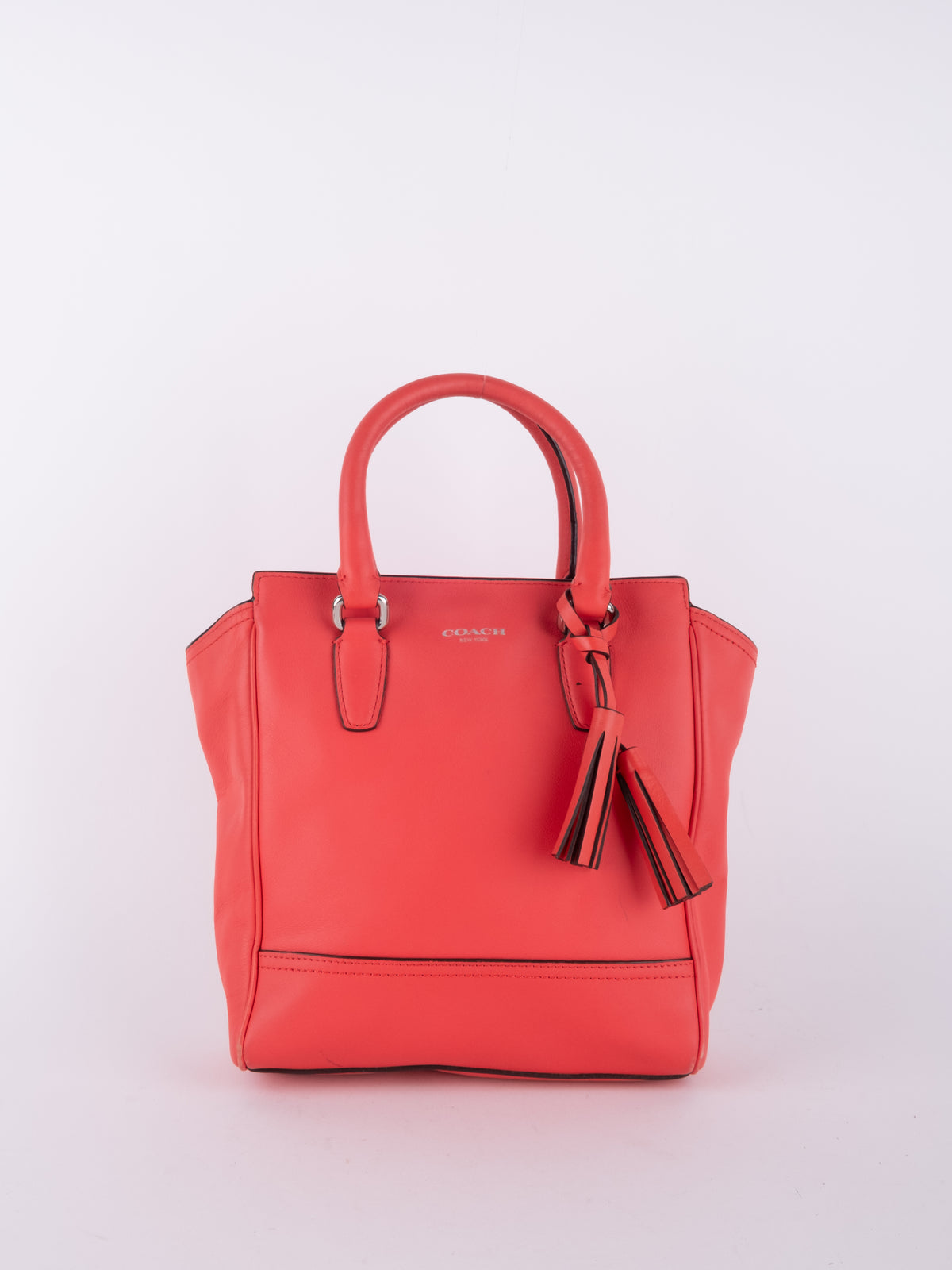 Coach Coral Pink Mini Satchel Bag