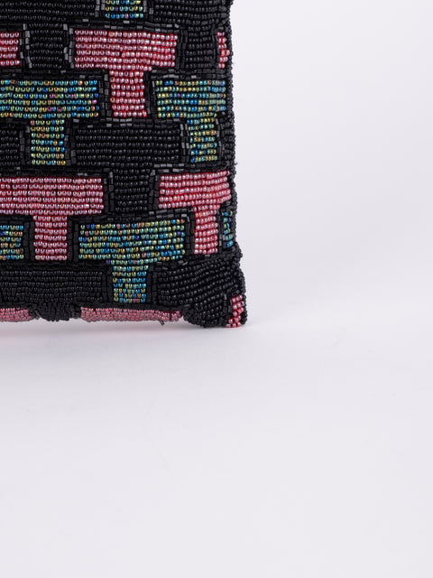 Vintage Beaded Mini Crossbody Bag