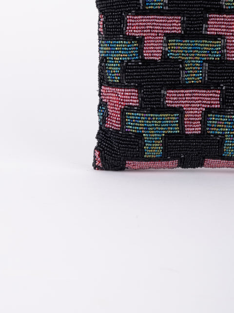 Vintage Beaded Mini Crossbody Bag