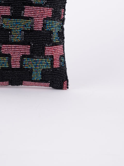 Vintage Beaded Mini Crossbody Bag