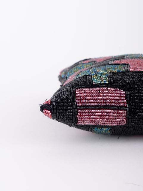 Vintage Beaded Mini Crossbody Bag