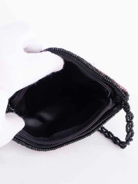 Vintage Beaded Mini Crossbody Bag
