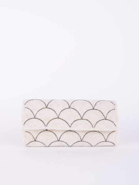 Vintage Beaded Evening Clutch Bag