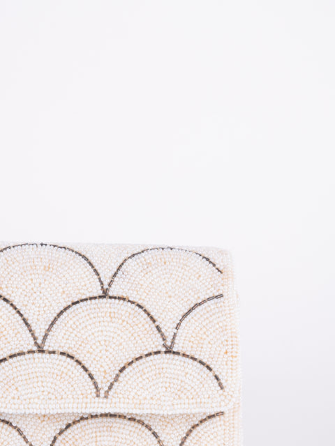 Vintage Beaded Evening Clutch Bag