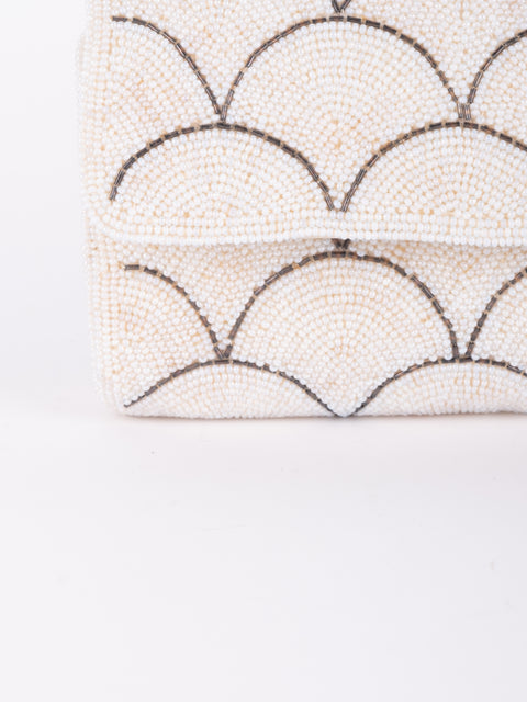 Vintage Beaded Evening Clutch Bag