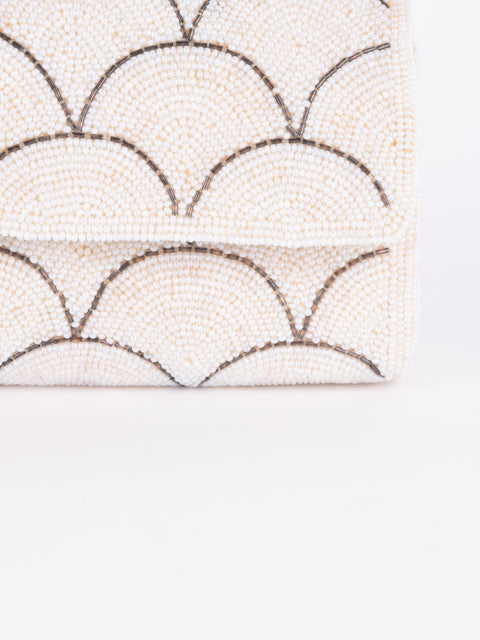 Vintage Beaded Evening Clutch Bag