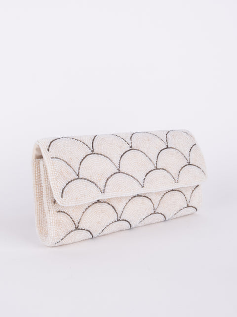 Vintage Beaded Evening Clutch Bag