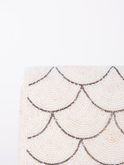 Vintage Beaded Evening Clutch Bag