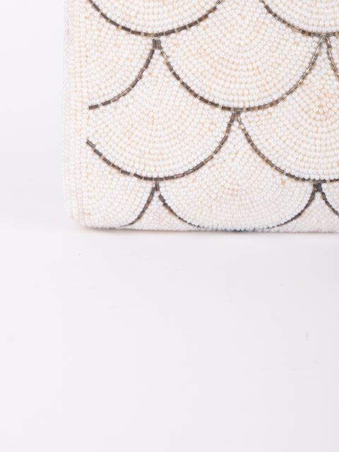 Vintage Beaded Evening Clutch Bag
