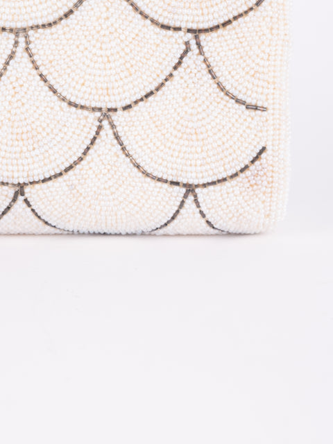 Vintage Beaded Evening Clutch Bag