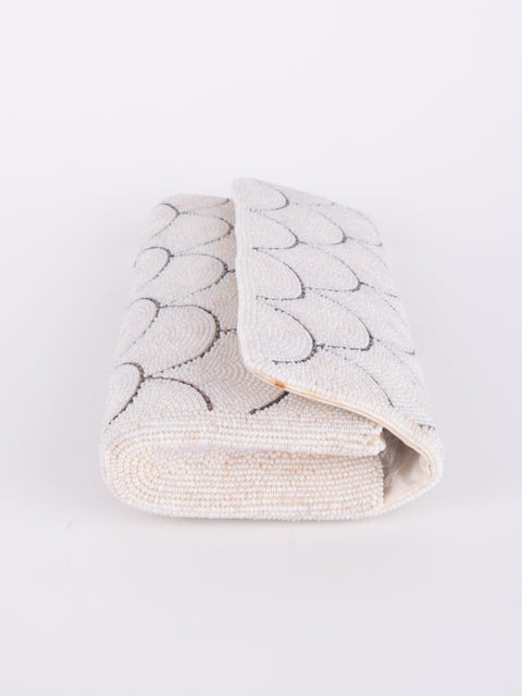 Vintage Beaded Evening Clutch Bag