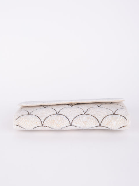 Vintage Beaded Evening Clutch Bag