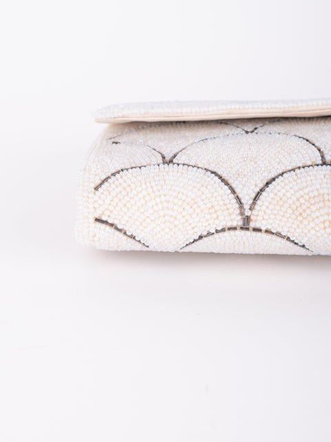 Vintage Beaded Evening Clutch Bag