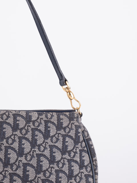 Dior Vintage Oblique Saddle Shoulder Bag- John Galliano 2000