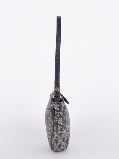 Dior Vintage Oblique Saddle Shoulder Bag- John Galliano 2000