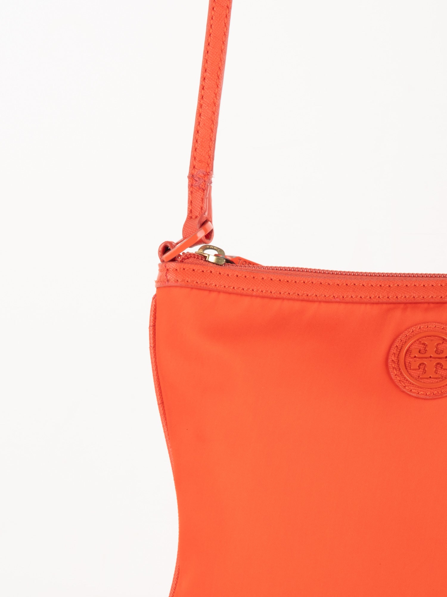Tory Burch Orange Nylon Crossbody Bag