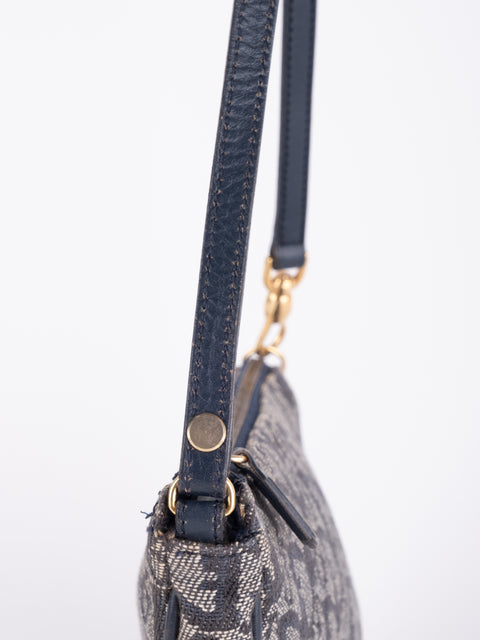 Dior Vintage Oblique Saddle Shoulder Bag- John Galliano 2000