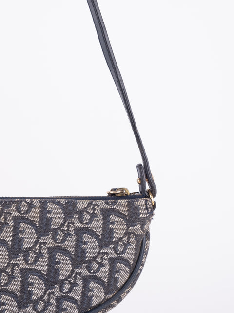 Dior Vintage Oblique Saddle Shoulder Bag- John Galliano 2000