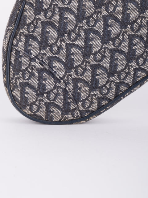 Dior Vintage Oblique Saddle Shoulder Bag- John Galliano 2000