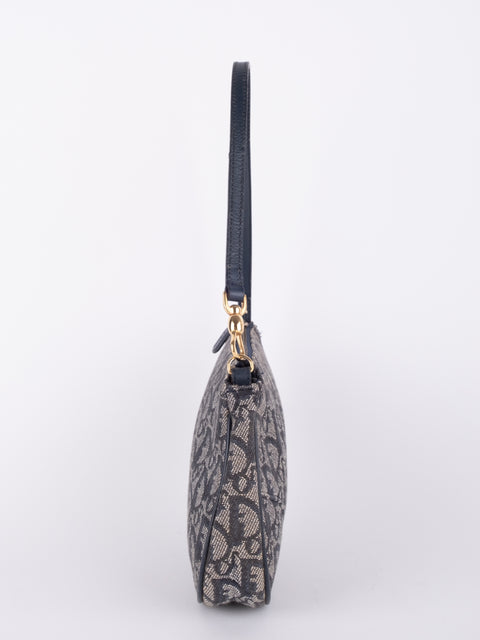 Dior Vintage Oblique Saddle Shoulder Bag- John Galliano 2000