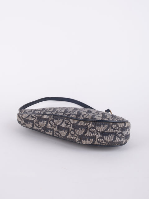 Dior Vintage Oblique Saddle Shoulder Bag- John Galliano 2000