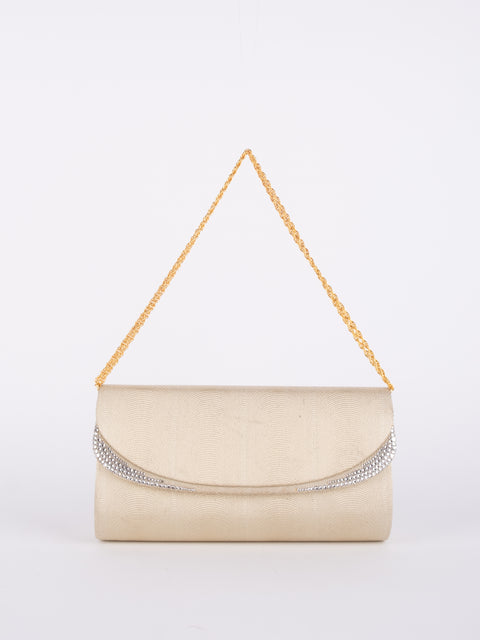 Vintage Ivory Beaded Evening Bag