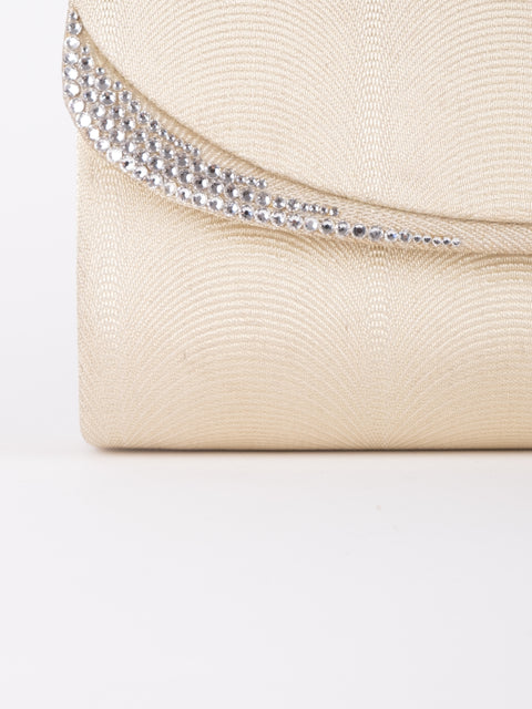 Vintage Ivory Beaded Evening Bag