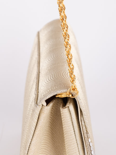 Vintage Ivory Beaded Evening Bag