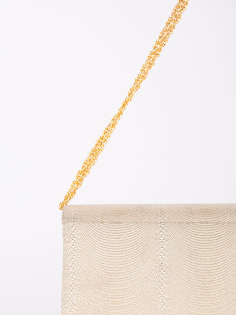 Vintage Ivory Beaded Evening Bag