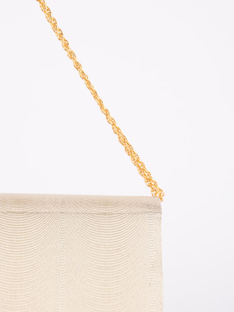 Vintage Ivory Beaded Evening Bag
