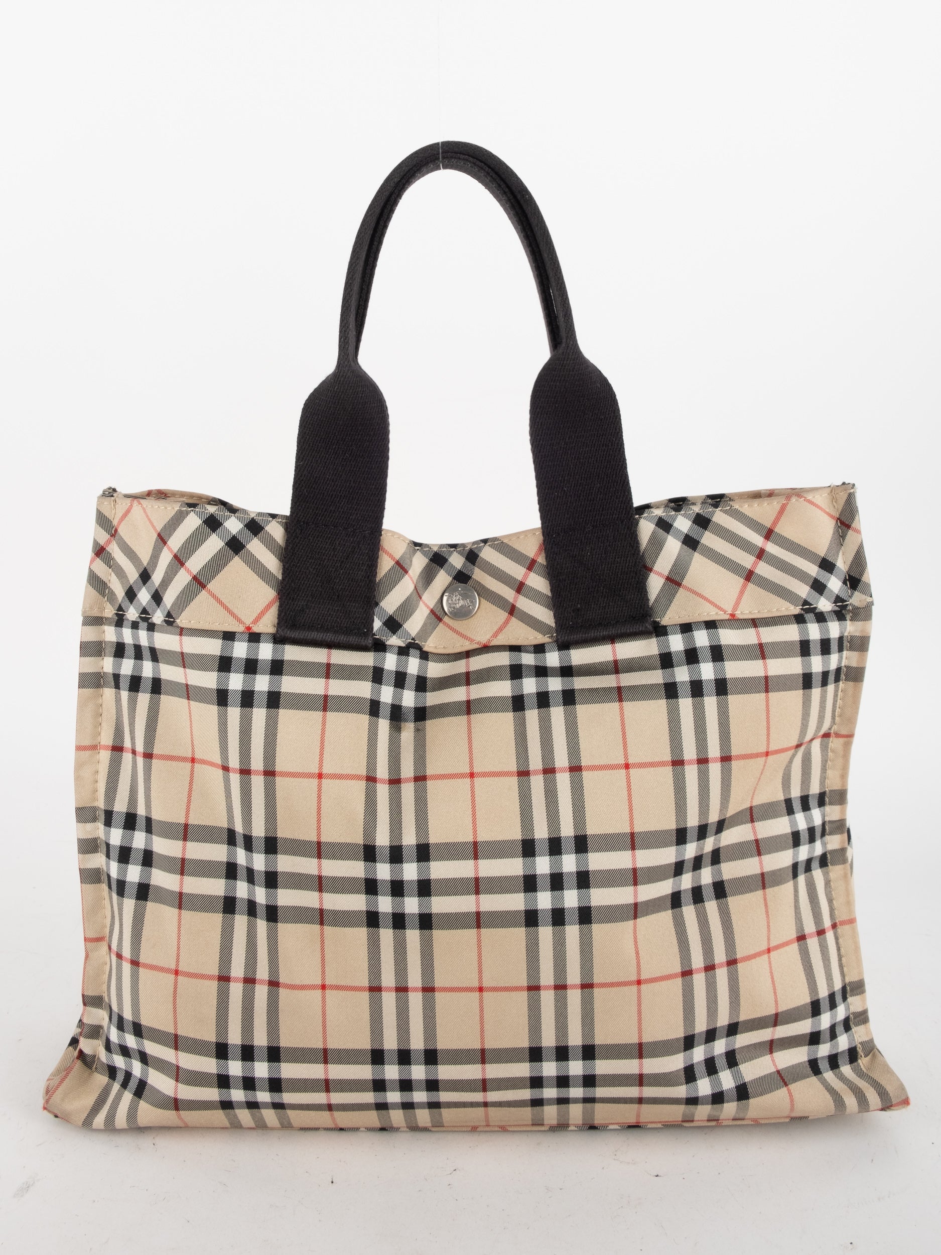 BURBERRY Nova Check Tote Bag
