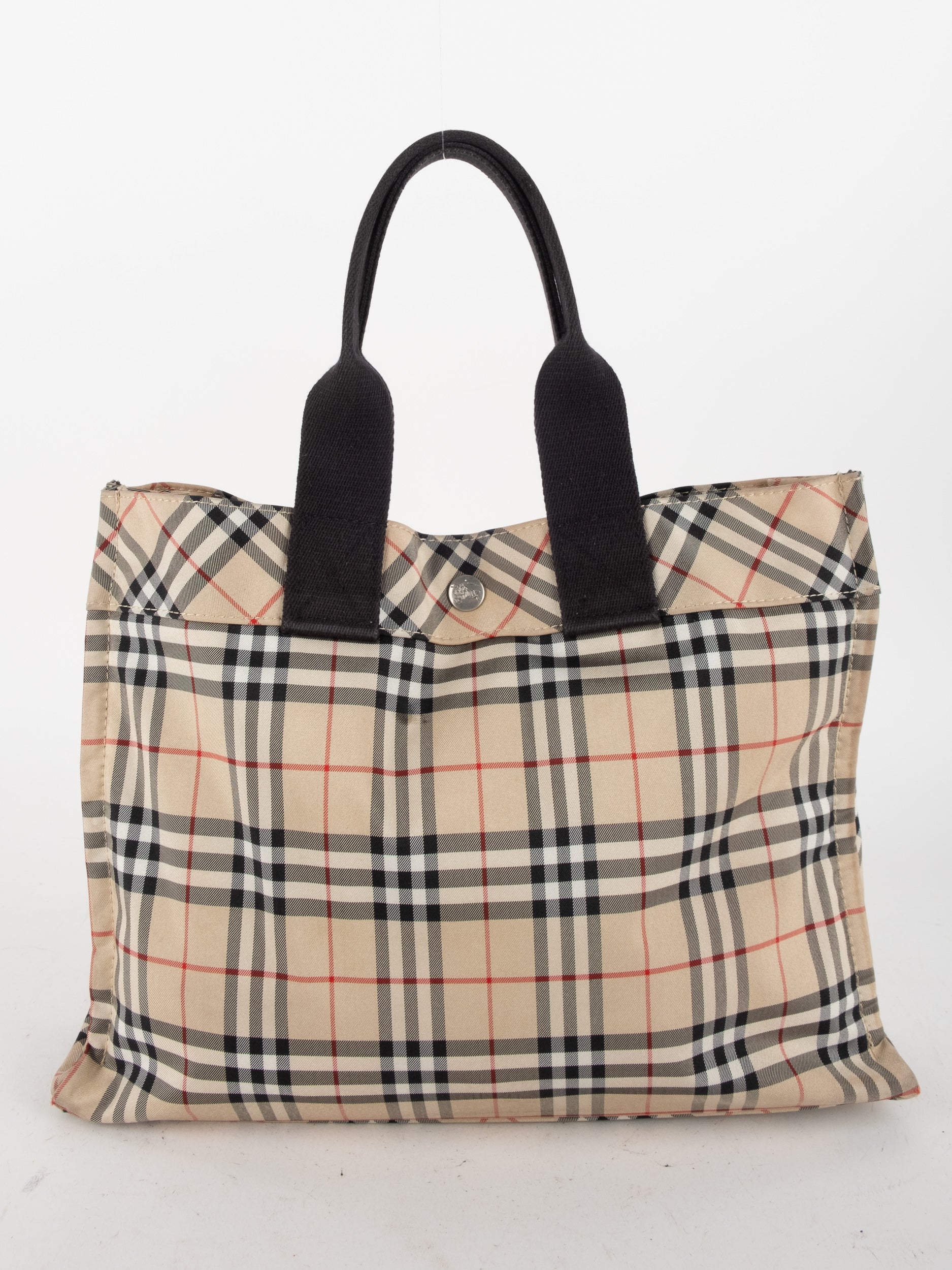BURBERRY Nova Check Tote Bag