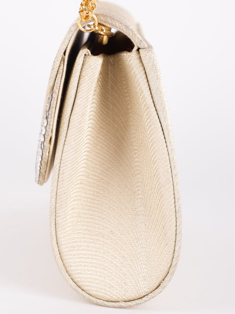 Vintage Ivory Beaded Evening Bag