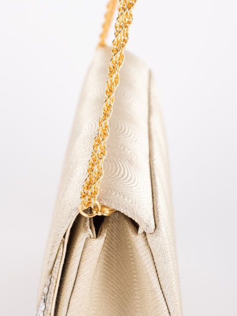 Vintage Ivory Beaded Evening Bag