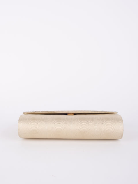 Vintage Ivory Beaded Evening Bag