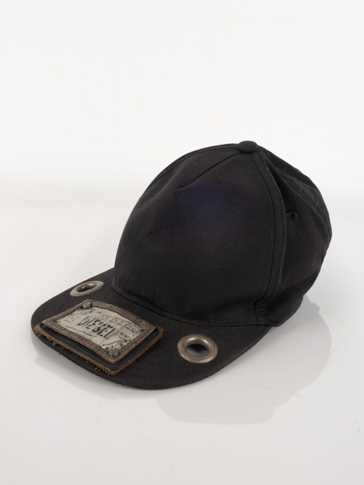 Diesel Black Cotton Cap