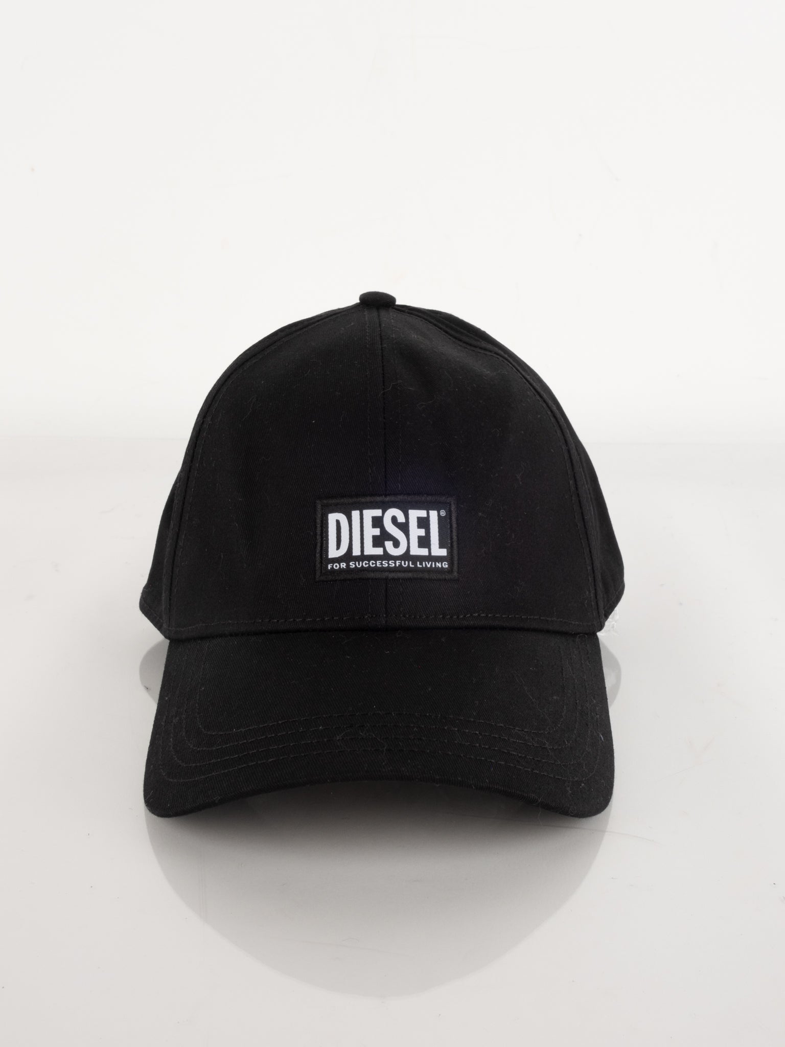 Diesel Black Cotton Cap