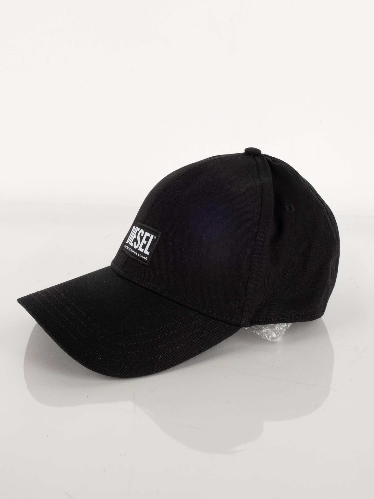 Diesel Black Cotton Cap