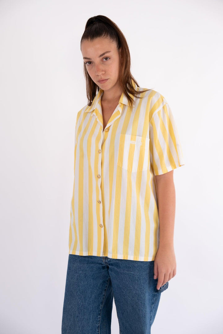 חולצת פסים צהובה מוסקינו - Volver