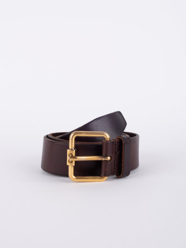 DOLCE & GABBANA Leather Belt 90-100 cm
