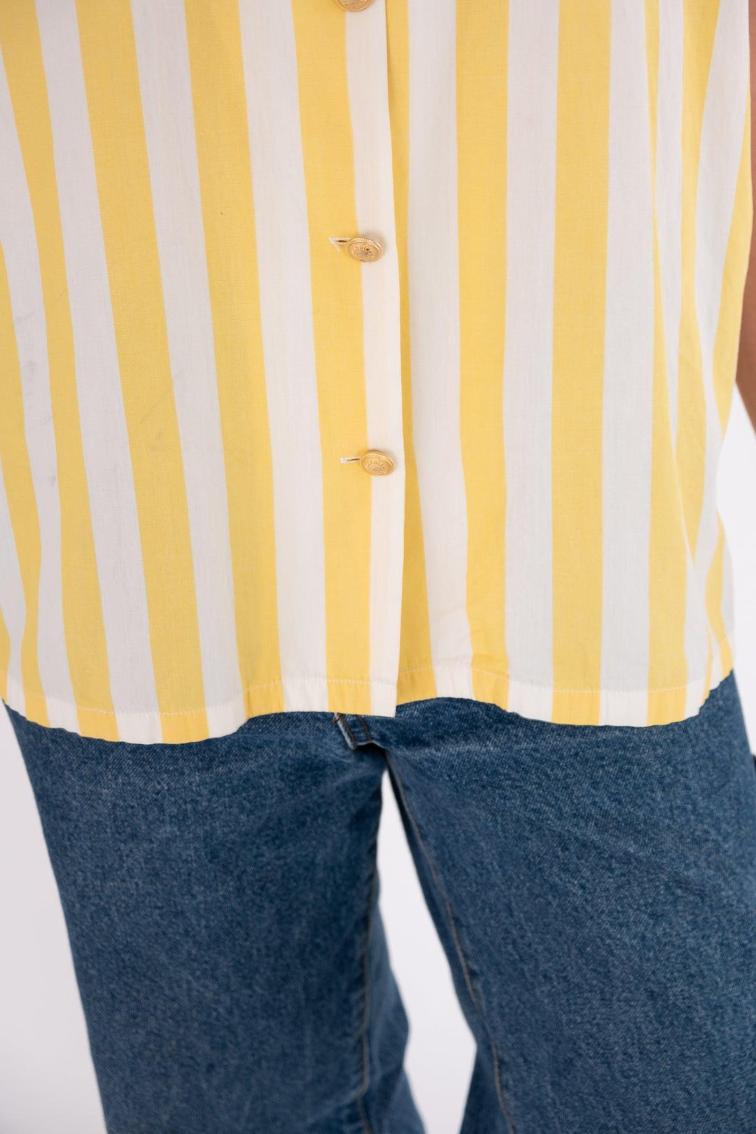 חולצת פסים צהובה מוסקינו - Volver