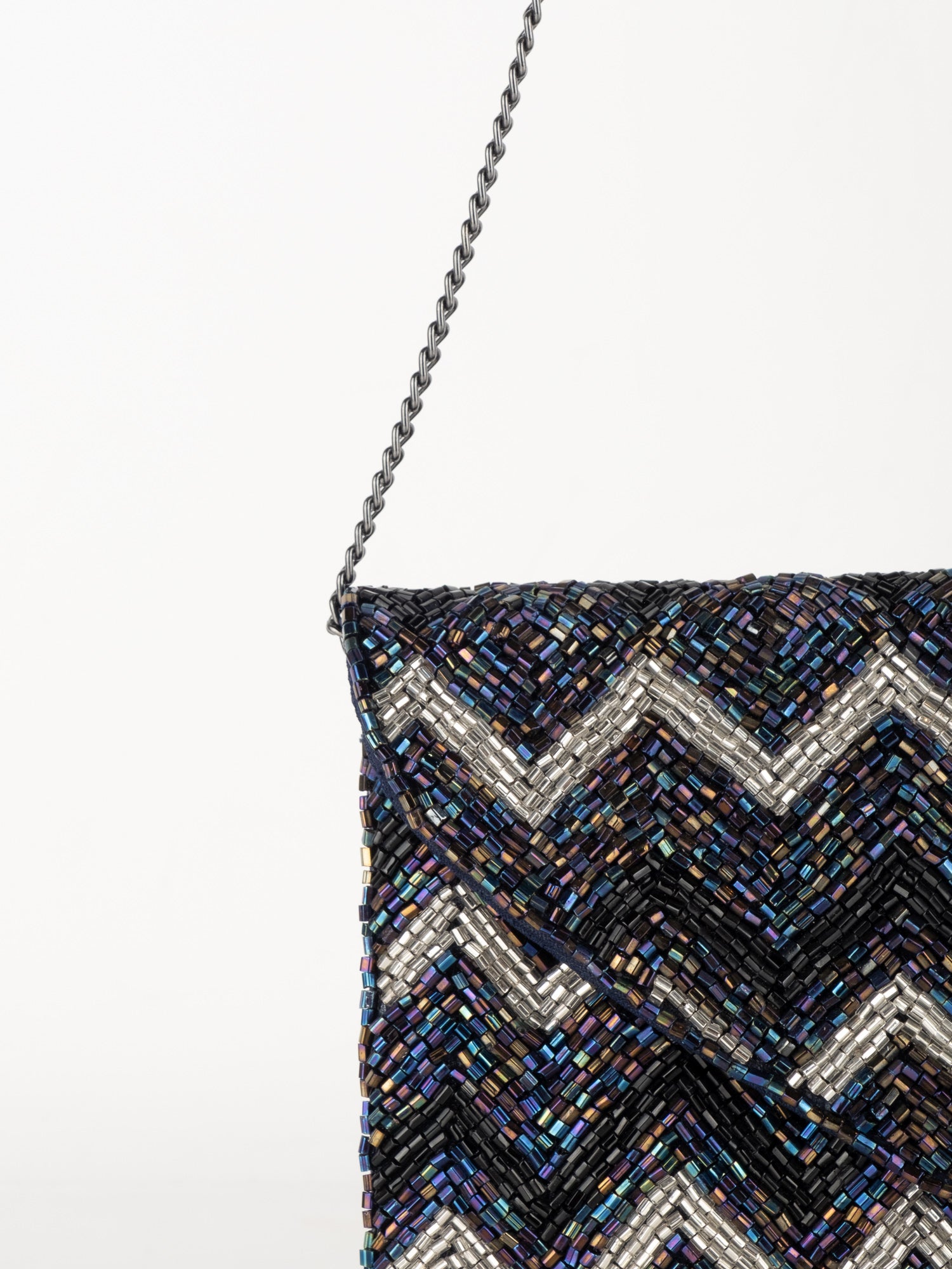 Vintage Black Beaded Frame Bag