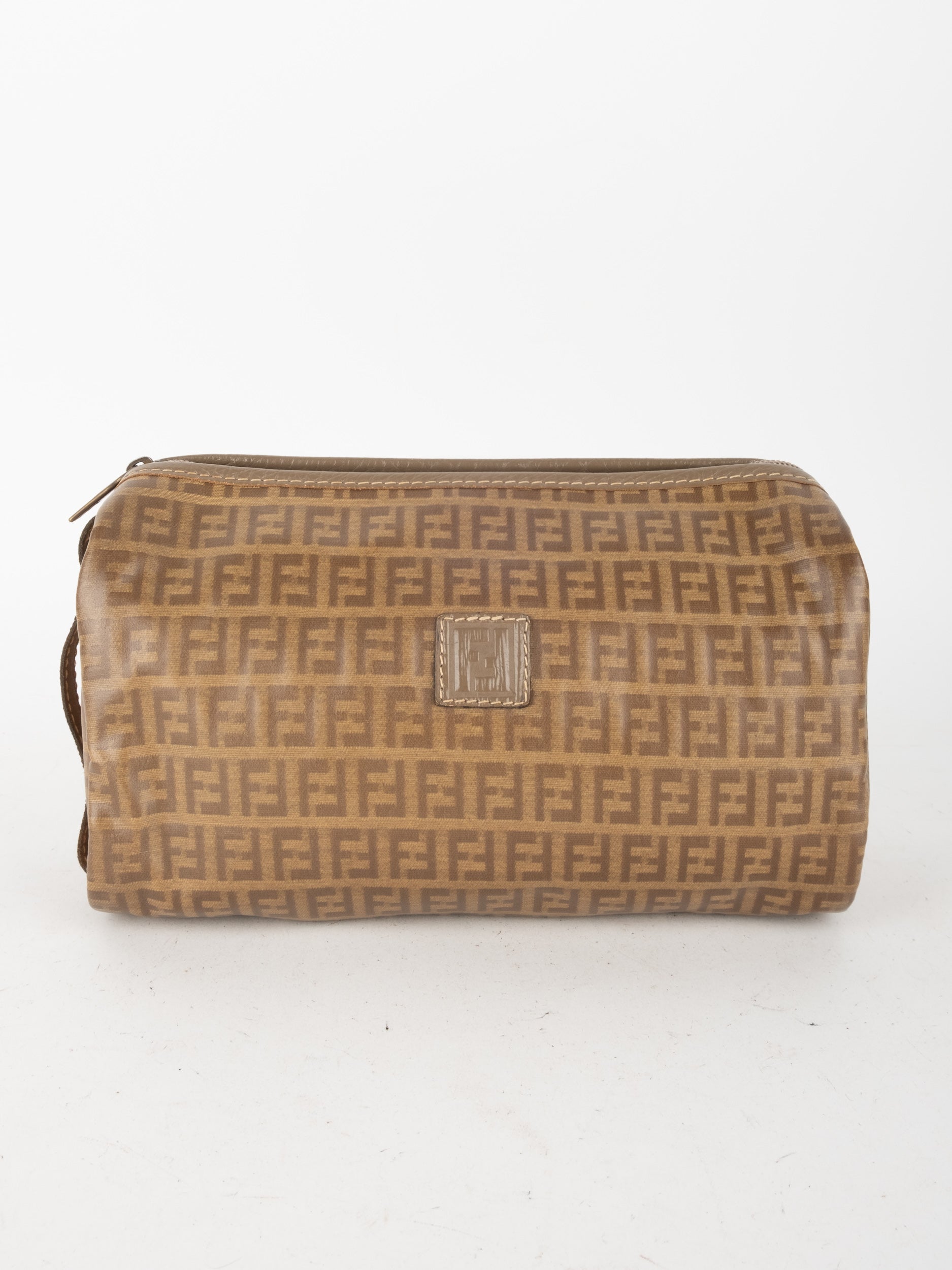 FENDI Vintage Zucca Pouch Brown Monogram