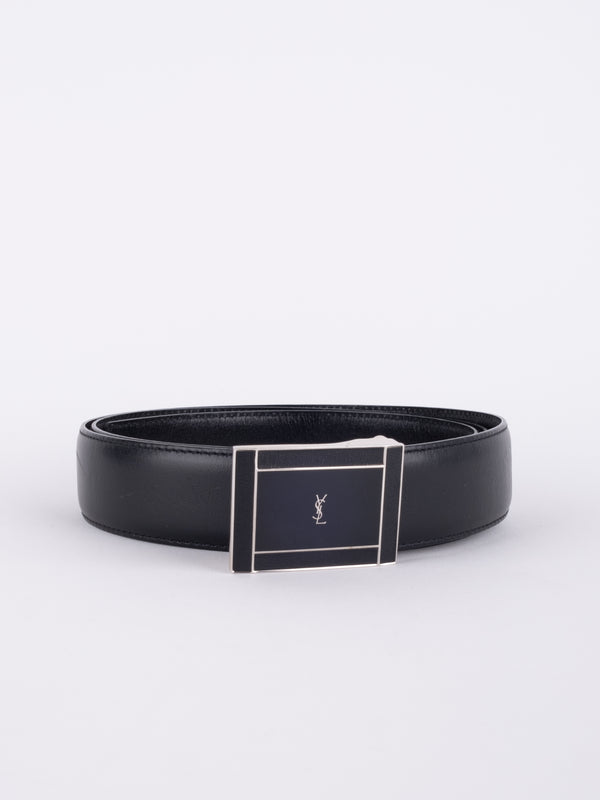 SAINT LAURENT Leather Belt 90-95 cm